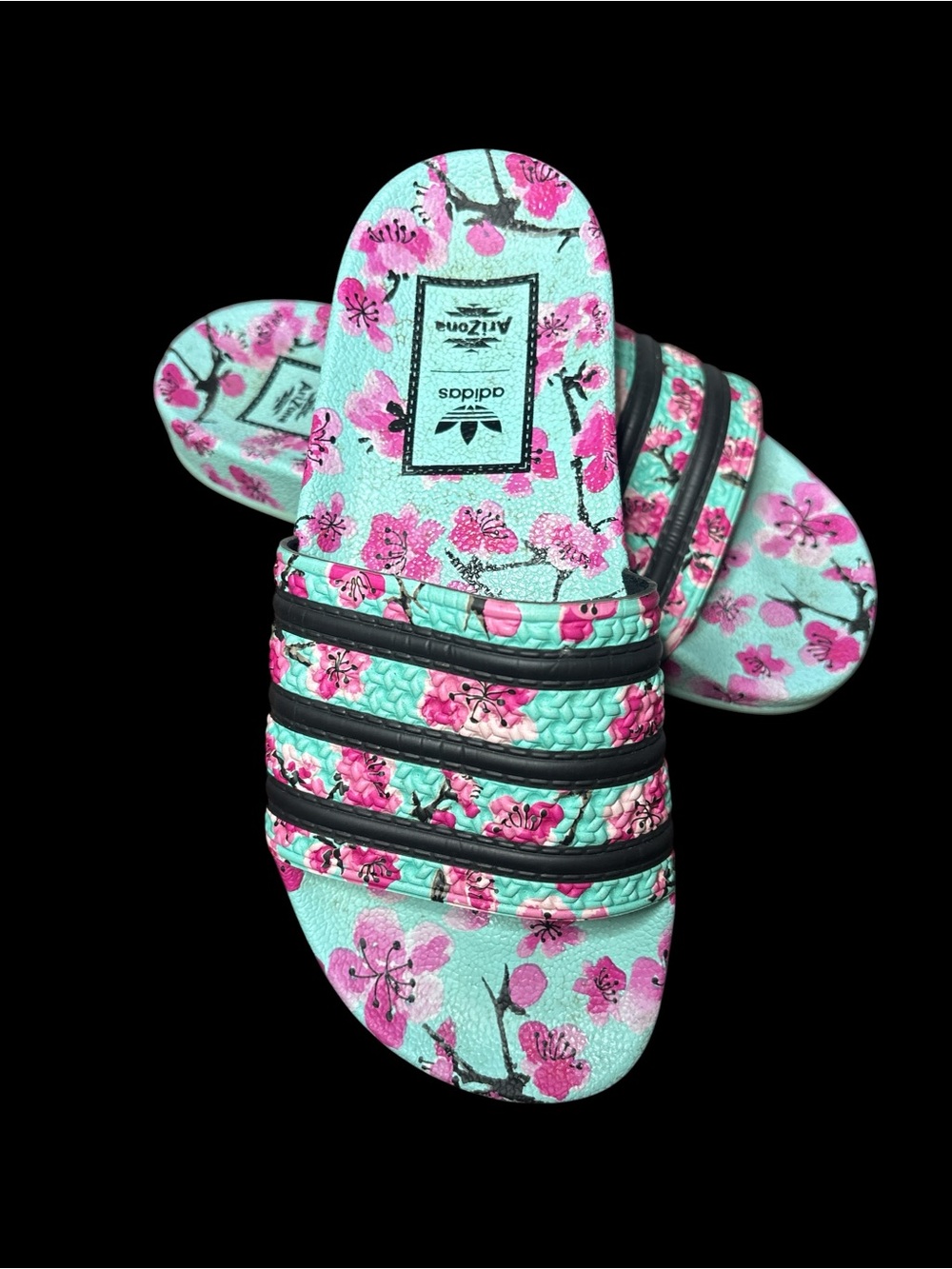 Adidas x Arizona Iced Green Tea Adilette Sandals